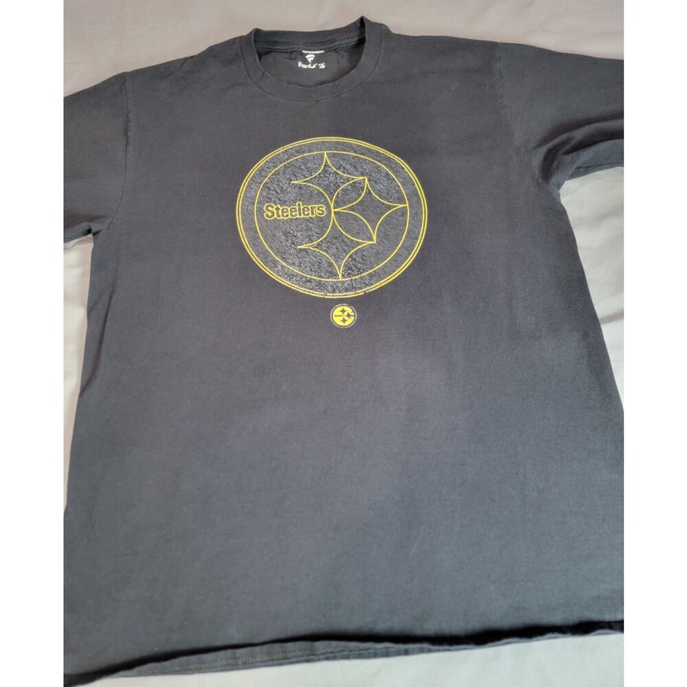 NFL Pittsburgh Steelers Logo T-Shirt Black Fanatics Adult